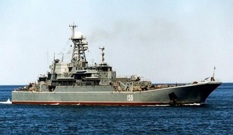 Duży okręt desantowy Floty Czarnomorskiej „Jamał”. Fot. mil.ru
