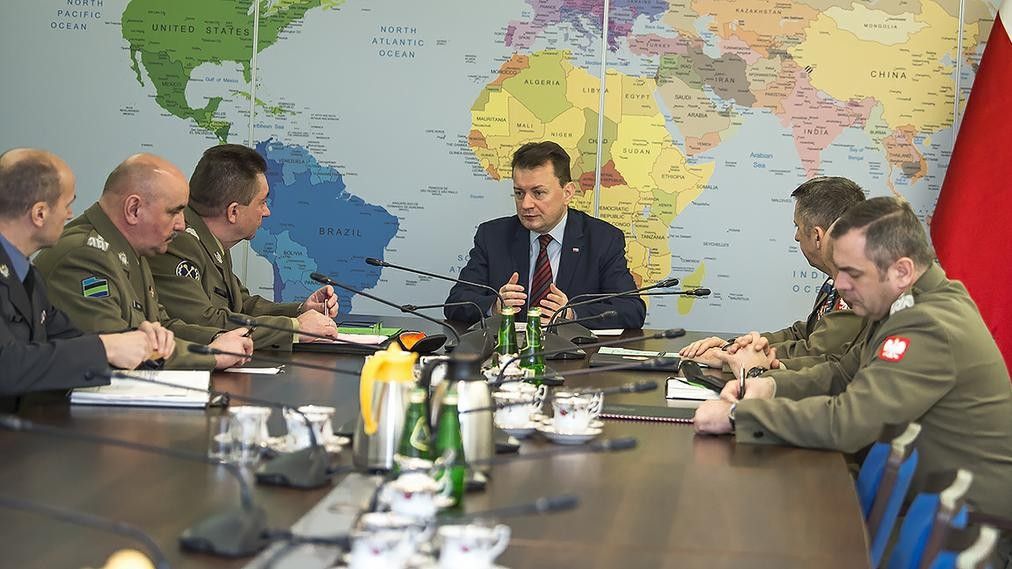 Pierwsze spotkanie szefa MON Mariusza Błaszczaka z dowódcami. Fot. por. Robert Suchy (CO MON)