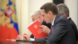 Siergiej Nryszkin, szef Służby Wywiadu Zagranicznego (SWR), Fot. kremlin.ru