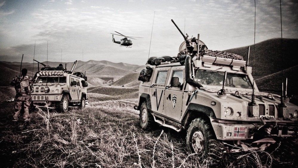Norweskie LMV na misji w Afganistanie | Fot. PRT Meymaneh (CC BY 2.0)