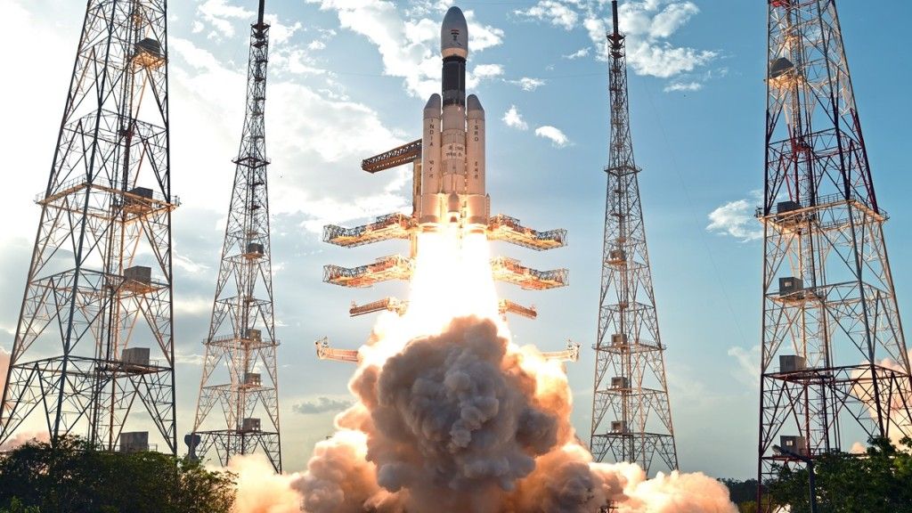 Start rakiety GSLV Mk3. Fot. ISRO