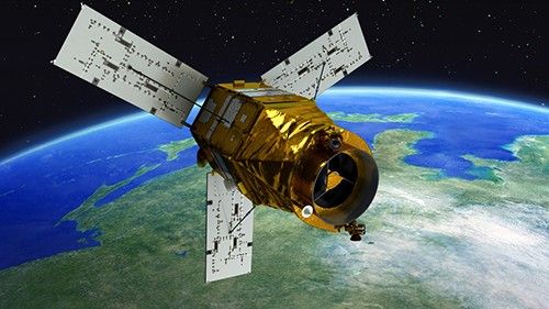 Artystyczna wizja satelity KOMPSAT-3A. Ilustracja: Korean Aerospace Research Insitute (KARI)