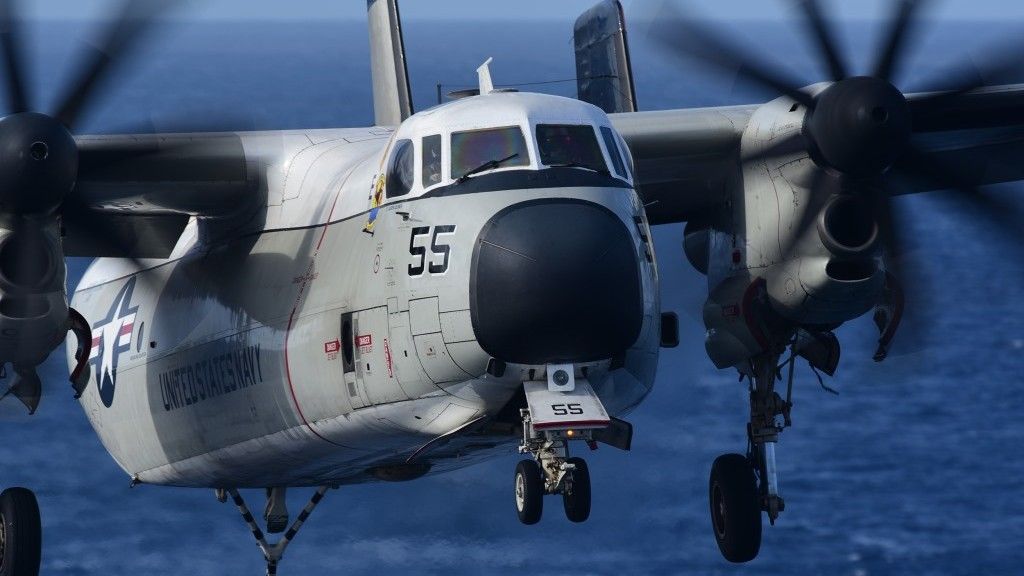 Samolot C-2A Greyhound. Fot. US.Navy