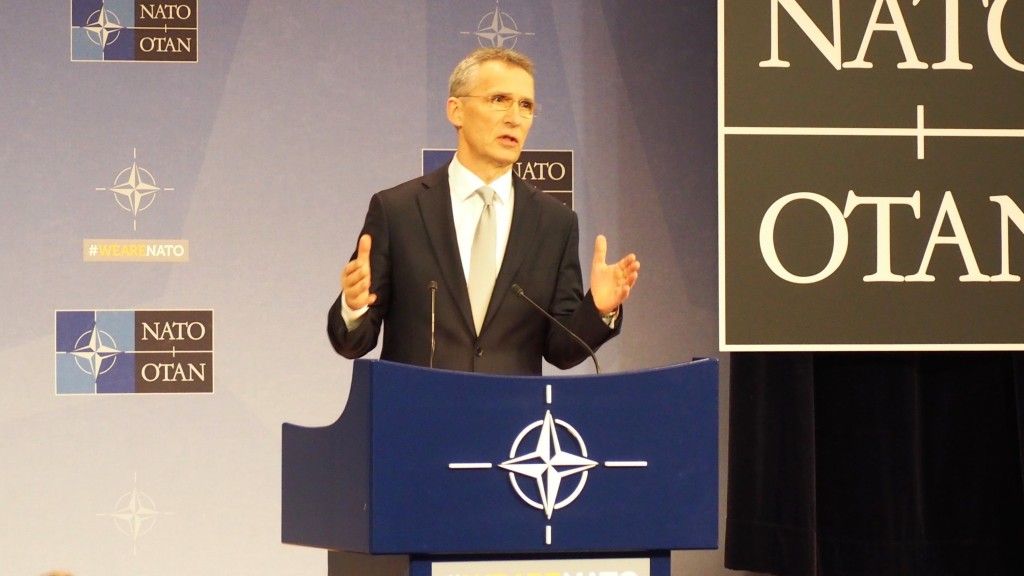 Sekretarz generalny NATO Jens Stoltenberg. Fot. Rafał Lesiecki / Defence24.pl