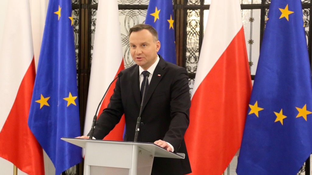 Prezydent Andrzej Duda w Sejmie. Fot. Rafał Lesiecki / Defence24.pl