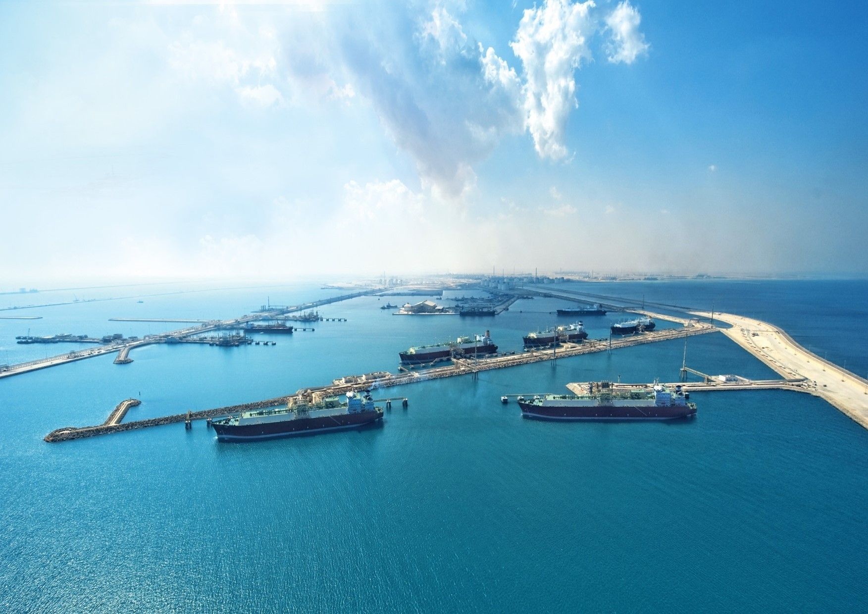 Port Ras Laffan w Doha. Fot. Qatargas