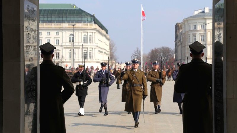 <p>Przeformowanie Batalionu Reprezentacyjnego WP w Pułk Reprezentacyjny WP. Fot. Rafał Lesiecki / Defence24.pl</p>