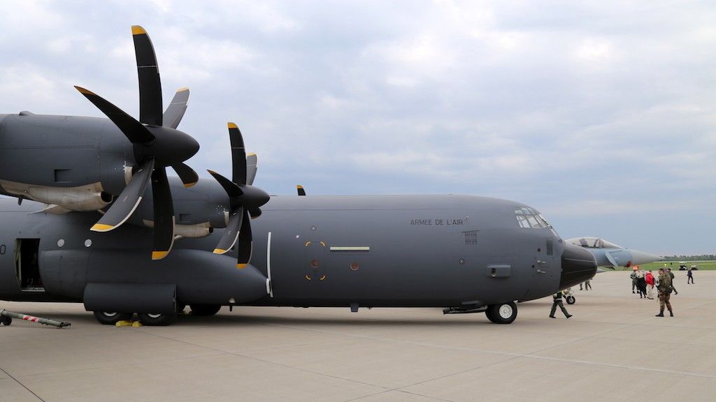 Francuski C-130J Hercules. Fot. Andrzej Hładij/Defence24.pl
