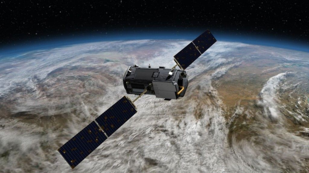 Artystyczna wizja satelity Orbiting Carbon Observatory-2. Ilustracja: NASA