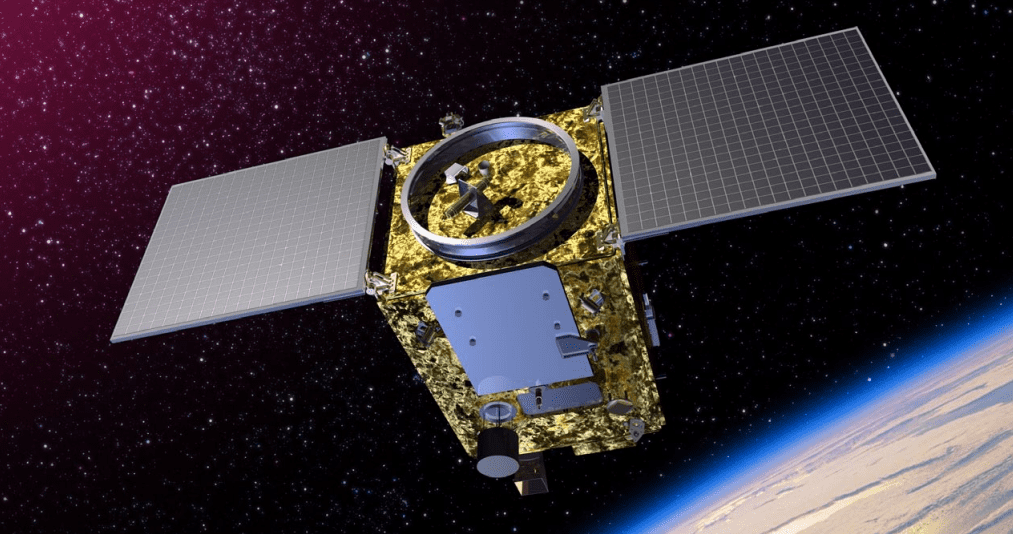 Artystyczna wizja satelity zbudowanego na platformie LM 300. Ilustracja: Lockheed Martin