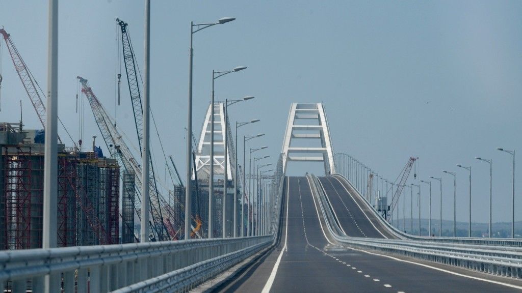 Most Krymski nad Cieśniną Kerczeńską. Fot.kremlin.ru