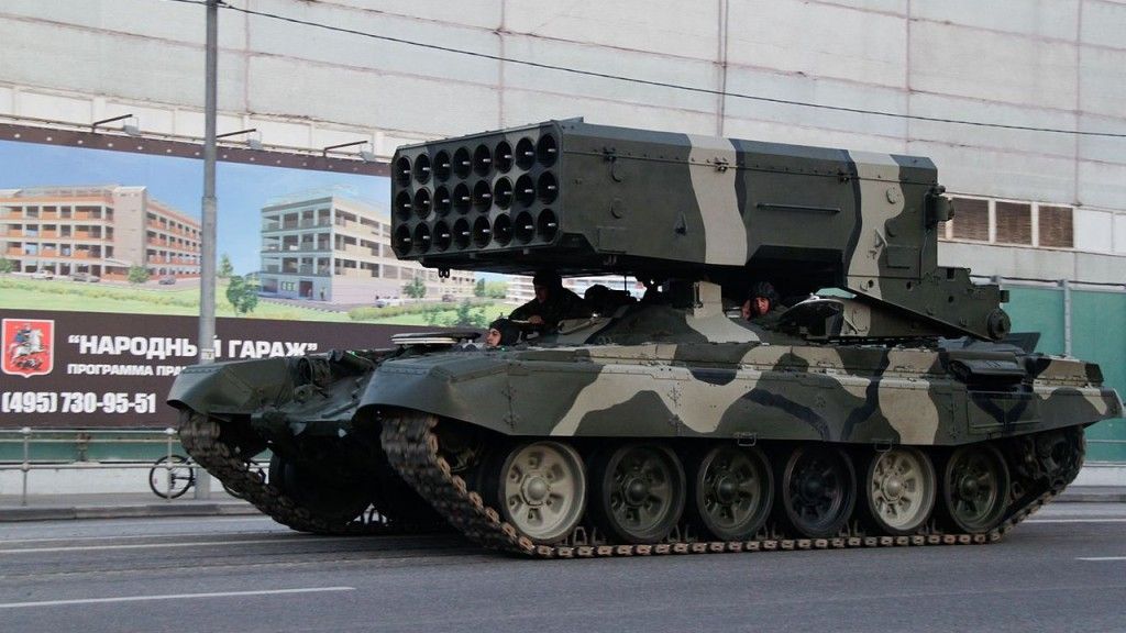 Rosyjska wyrzutnia TOS-1.Fot. Vitaliy Ragulin/wikipedia.com/CC BY-SA 3.0