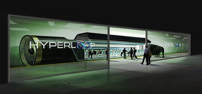 Ilustracja: Hyperloop One