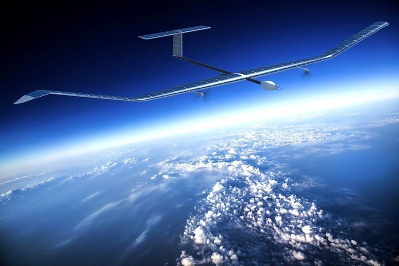Bezzałogowy samolot stratosferyczny napędzany energią słoneczną Zephyr S. Fot. Airbus
