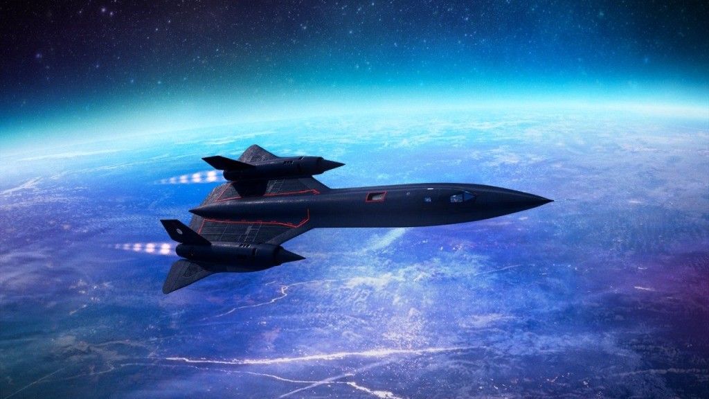 SR-71 Blackbird. Ilustracja: Lockheed Martin