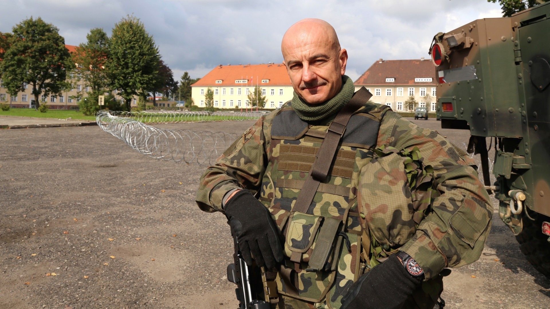 Gen. Rajmund T. Andrzejczak podczas ćwiczenia Dragon-17, jeszcze jako dowódca 12 DZ. Fot. Rafał Lesiecki / Defence24.pl
