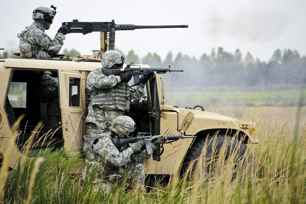 Wojska amerykańskie podczas ćwiczeń w Niemczech, Fot. Gertrud Zach, U.S. Army