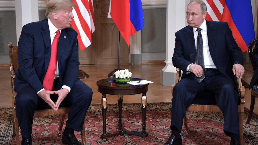 Prezydenci USA Donald Trump i Federacji Rosyjskiej Władimir W. Putin. Fot. kremlin.ru