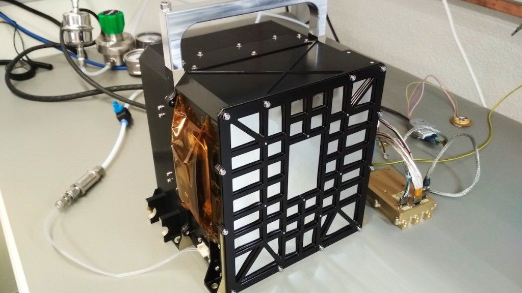 Komputer instrumentu STIX opracowany w Centrum Badań Kosmicznych PAN. Fot. CBK PAN