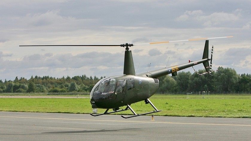 Śmigłowiec R44 Robinson. Fot. Ministerstwo Obrony Estonii.