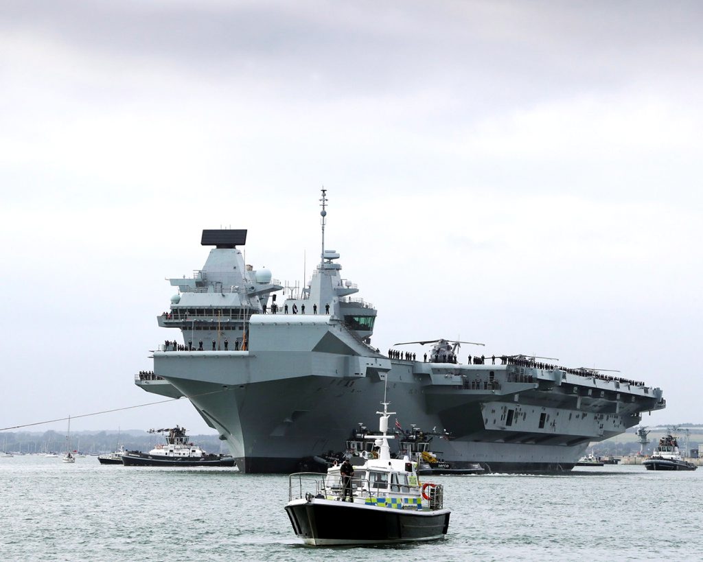 Royal Navy wysyła lotniskowiec na natowskie ćwiczenia