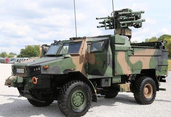 One of the prototypes/pre-production examples of the Poprad system, during the NATO summit in Warsaw. IMAGE CREDIT: R. SURDACKI/DEFENCE24.PL.