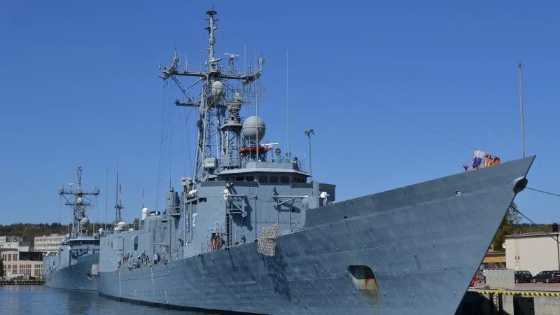ORP Gen. K. Pułaski i ORP Gen. T. Kościuszko. Fot. M. Dura