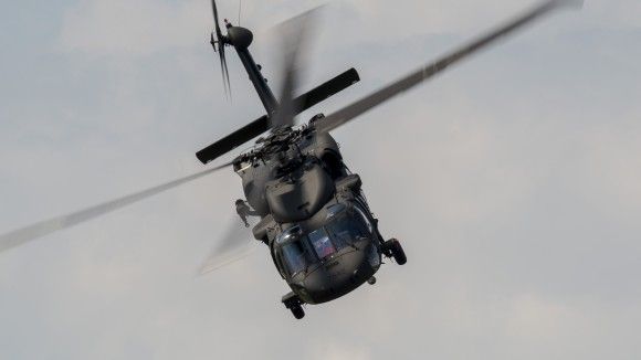 <p>UH-60M Słowackich Sil Powietrznych - fot. Mirosław Mróz</p>