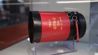 Dwustopniowa głowica termobaryczna GTB-2. Fot. Marta Rachwalska/Defence24.pl