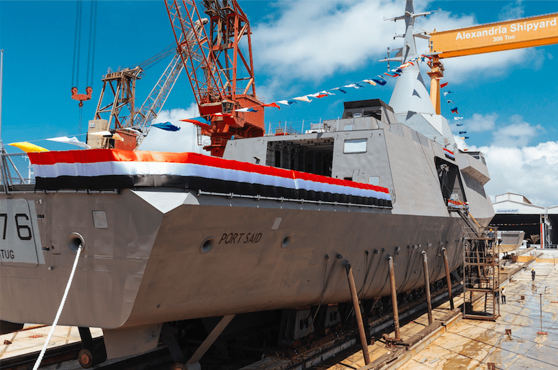 Model egipskiej fregaty typu Gowind 2500/ Fot. Naval Group.