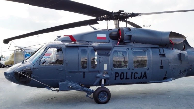 policyjny śmigłowiec S-70i Black Hawk, fot. Juliusz Sabak