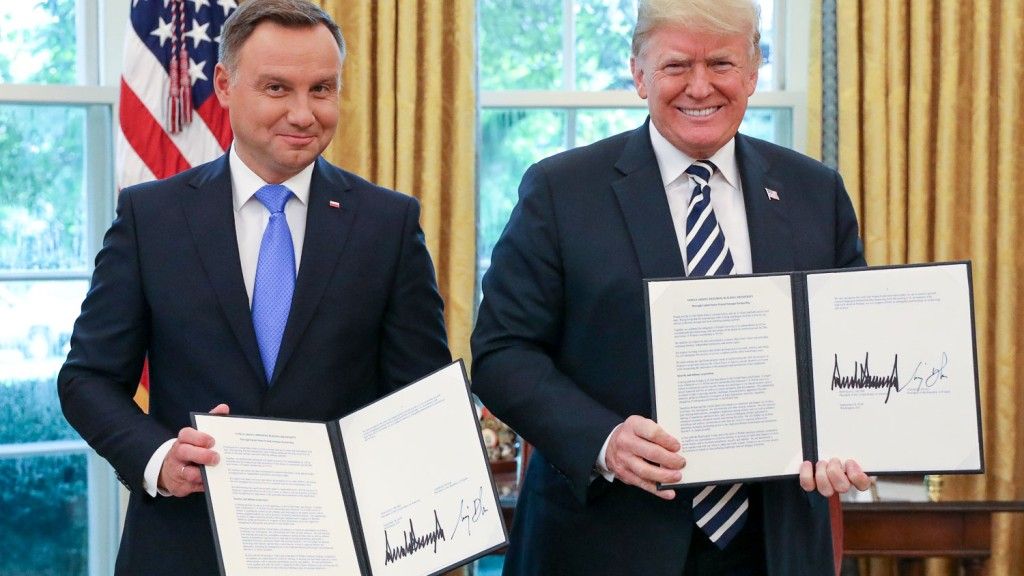 Prezydenci Andrzej Duda i Donald Trump / Fot. Jakub Szymczup KPRP