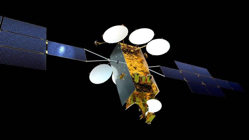 Wizja satelity na platformie Eurostar Neo. Ilustracja: Airbus Defence and Space