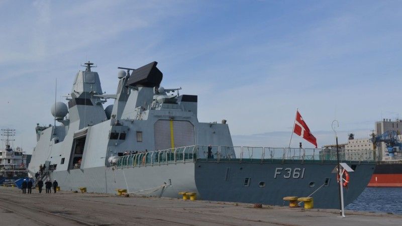 Fregata HDMS „Iver Huitfeldt” w porcie Gdynia. Fot. M.Dura