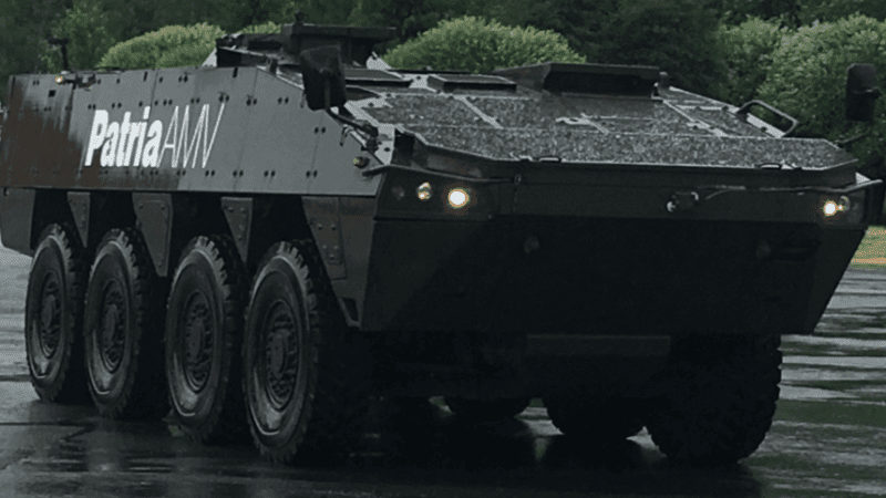 Patria AMV w wersji autonomicznej / Fot. Patria