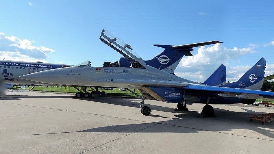 MiG-29 LL należący do Instytutu Badawczego Techniki Lotniczej im. M. M. Gromowa. Fot. Apetrov09703/CC BY-SA-4.0