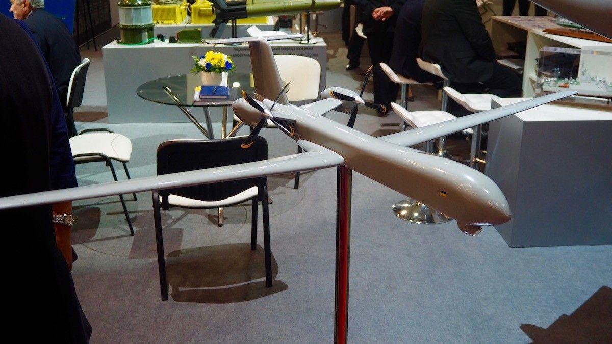 Model bezzałogowca Antonow klasy MALE/HALE. Fot. J.Sabak