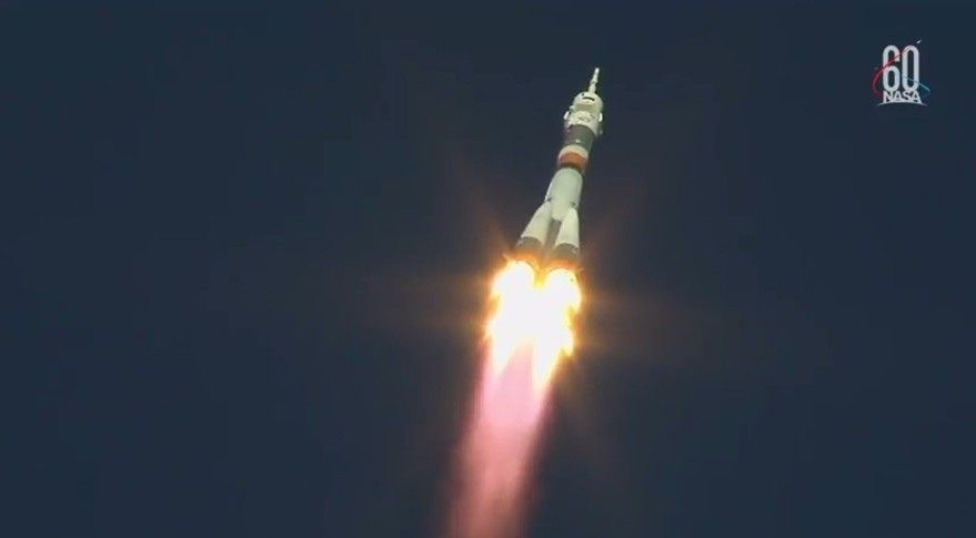 Start rakiety ze statkiem Sojuz MS-10. Fot. NASA
