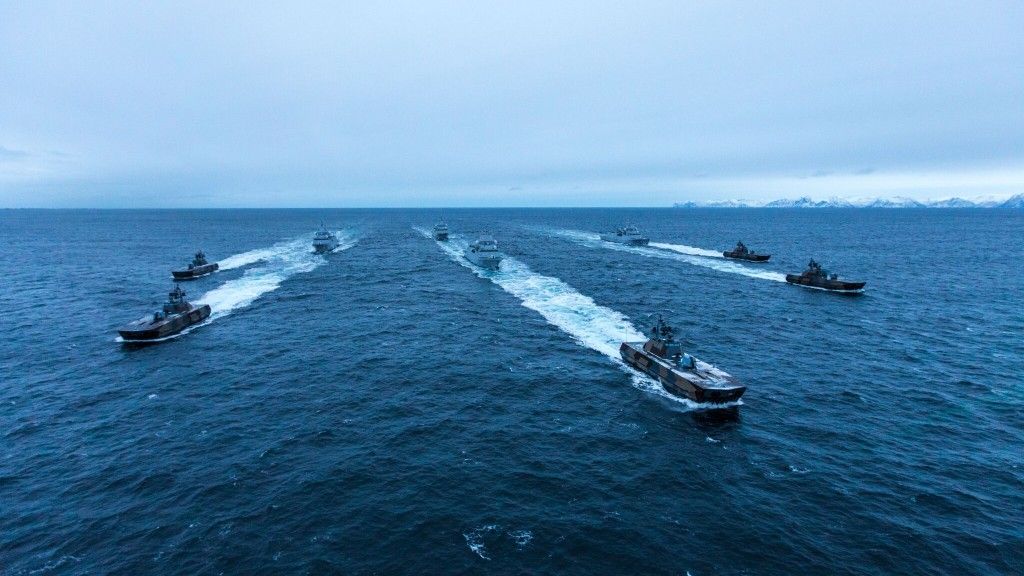 Jednostki morskie w drodze na Trident Juncture 18 / Fot. forsvaret.no