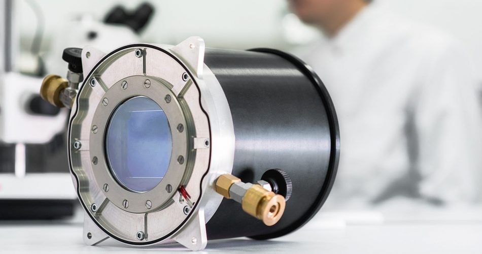 Kamera teleskopu NEOSTEL. Fot Creotech Instruments