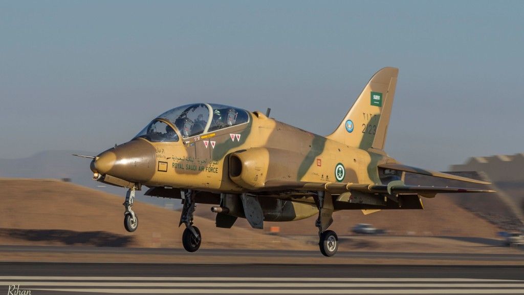 Hawk w malowaniu Sił Powietrznych Arabii Saudyjskiej/ Fot. mod.gov.sa