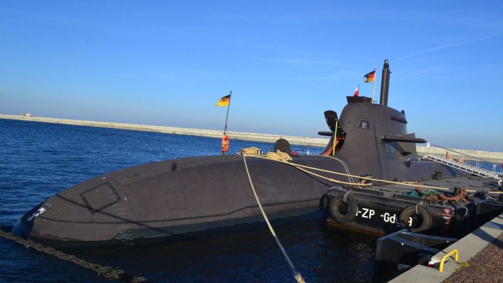 Okręt podwodny typu 212 w Gdyni. Fot. M.Dura