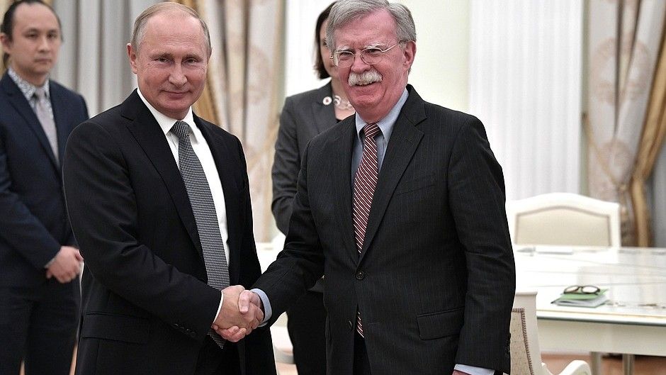 Władimir Putin i John Bolton / Fot. kremlin.ru