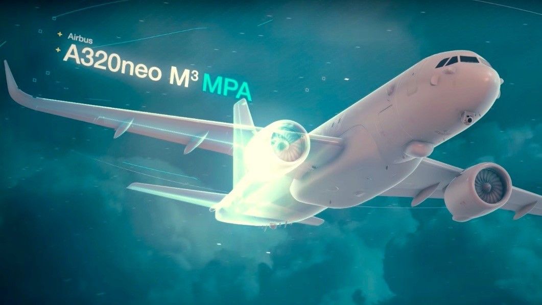 Koncepcja Airbus A320neo M3 MPA. Airbus