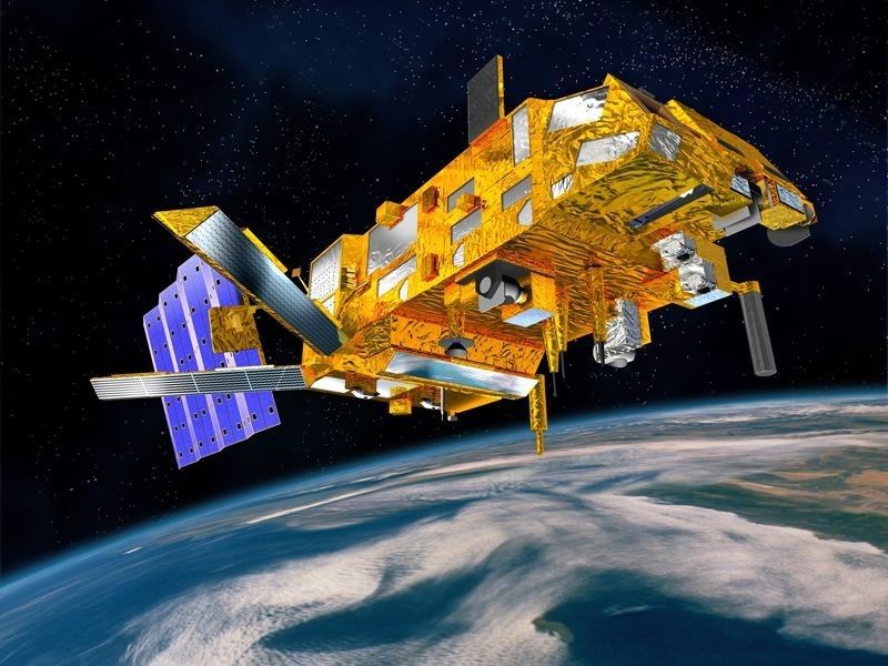 Artystyczna wizja satelity Metop. Źródło: iasi.cnes.fr