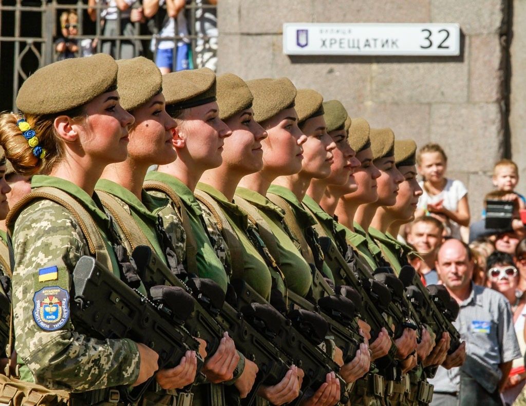 Fot.: Parada wojskowa 24 sierpnia 2018 roku w Kijowie; flickr.com