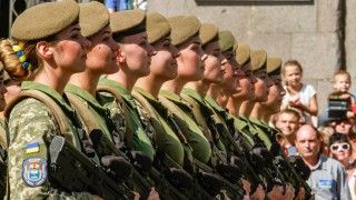 Fot.: Parada wojskowa 24 sierpnia 2018 roku w Kijowie; flickr.com