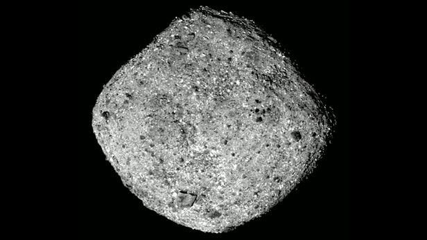 Planetoida Bennu w obiektywie sondy OSIRIS-Rex. Fot. NASA's Goddard Space Flight Center/University of Arizona