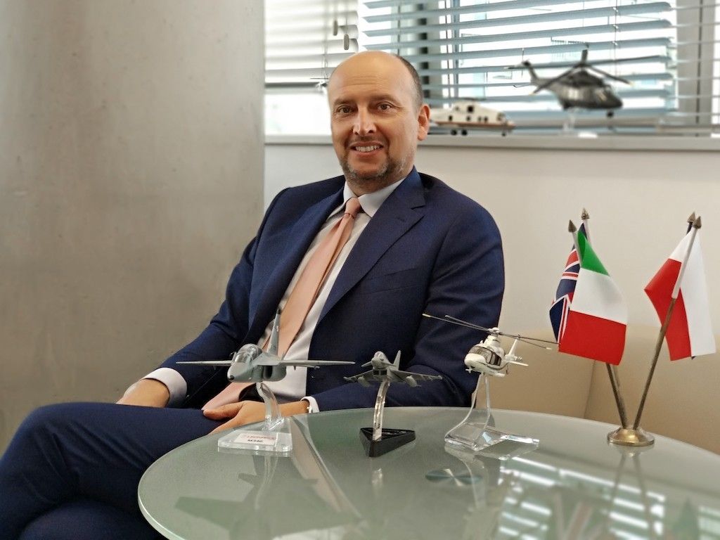 Marco Lupo. Prezes Leonardo Poland. Fot. Leonardo