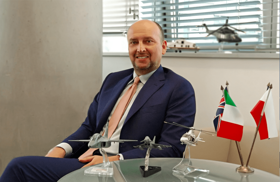 Marco Lupo, wiceprezes Leonardo, Szef Biura Korporacyjnego Leonardo w Polsce, Fot. Leonardo